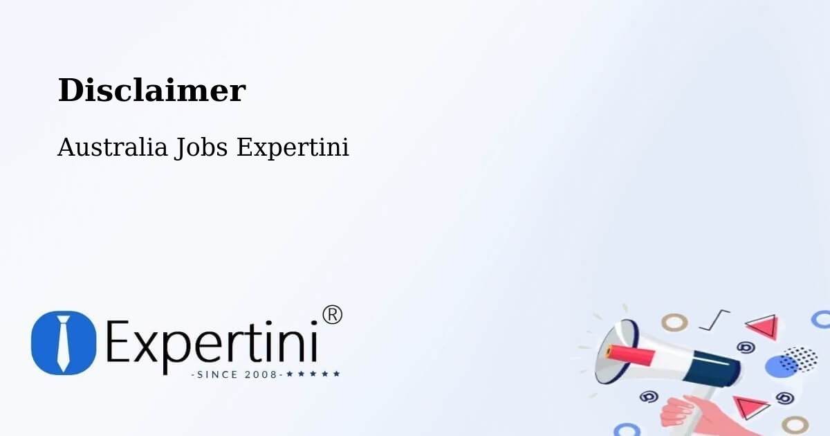 Disclaimer – Spring Hill - Australia Jobs Expertini
