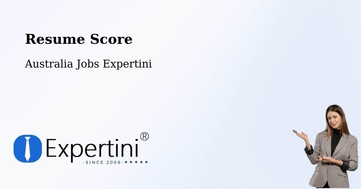 Resume Score & Job Description Match Tool – Spring Hill - Australia Jobs Expertini